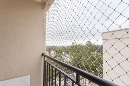 Varanda da sala  de apartamento para alugar com 2 quartos, 54m² em Conceição, Diadema