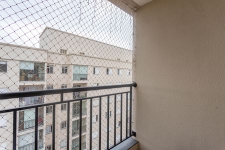 Varanda da sala  de apartamento para alugar com 2 quartos, 54m² em Conceição, Diadema