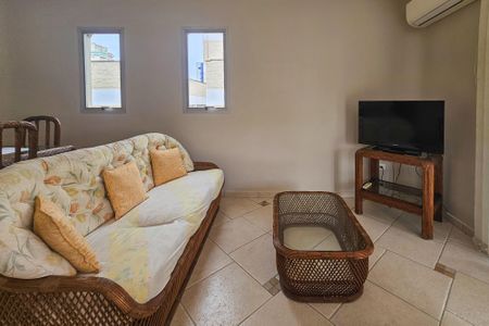 Sala de apartamento para alugar com 3 quartos, 130m² em Balneario Cidade Atlantica, Guarujá