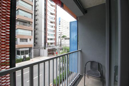 Studio à venda com 25m², 1 quarto e sem vagaVaranda
