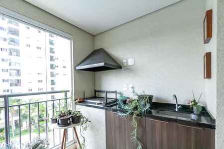 Varanda Gourmet de apartamento à venda com 2 quartos, 71m² em Independência, São Bernardo do Campo