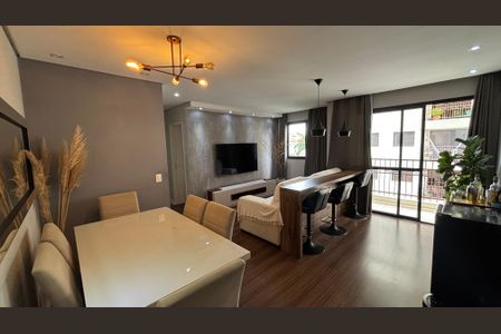 Sala  de apartamento à venda com 2 quartos, 80m² em Vila Floresta, Santo André