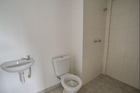 Banheiro da Suíte de apartamento à venda com 1 quarto, 36m² em Jardim Jamaica, Santo André