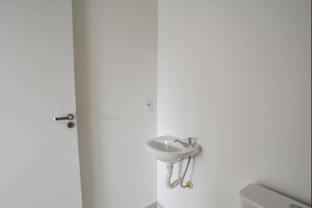 Banheiro da Suíte de apartamento à venda com 1 quarto, 36m² em Jardim Jamaica, Santo André