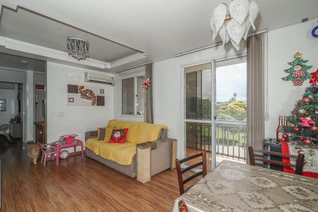 Sala de apartamento para alugar com 3 quartos, 72m² em Humaitá, Porto Alegre