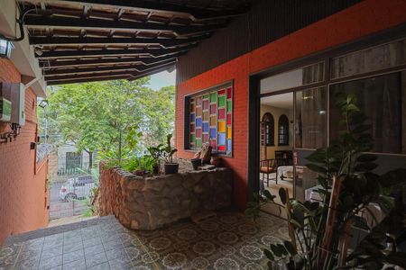 Varanda da Sala de casa à venda com 6 quartos, 390m² em Serra, Belo Horizonte
