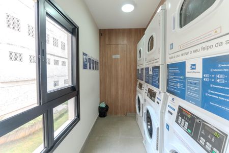 Studio para alugar com 25m², 1 quarto e sem vagaLavanderia