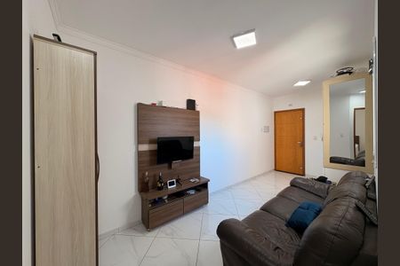 Sala de apartamento à venda com 2 quartos, 112m² em Vila Alzira, Santo André