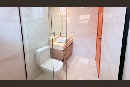 Banheiro da Suíte 1 de casa à venda com 3 quartos, 572m² em Várzea, Lagoa Santa