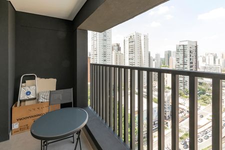 Studio para alugar com 26m², 1 quarto e sem vagaVaranda