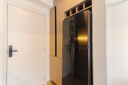 Cozinha de apartamento para alugar com 1 quarto, 25m² em Vila Butantã, São Paulo