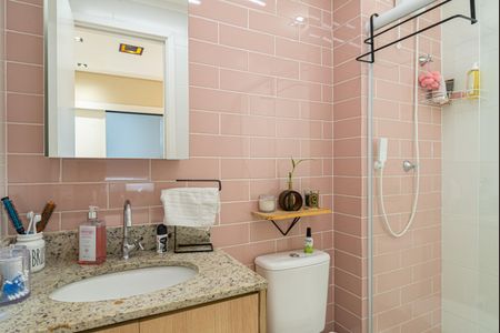 Apartamento para alugar com 32m², 1 quarto e sem vagaBanheiro da Suíte