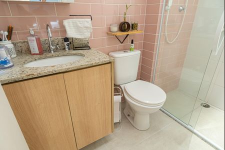 Apartamento para alugar com 32m², 1 quarto e sem vagaBanheiro da Suíte