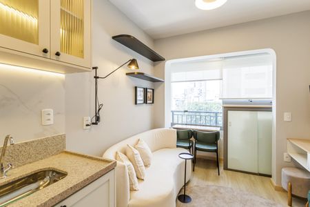 Apartamento para alugar com 26m², 1 quarto e sem vagaSala