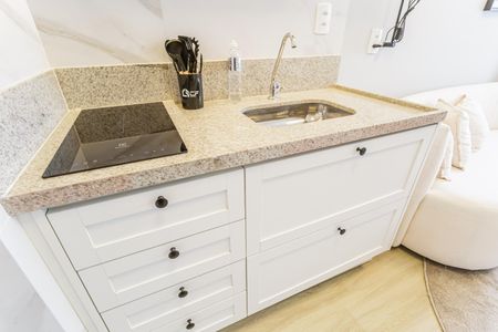 Apartamento para alugar com 26m², 1 quarto e sem vagaCozinha