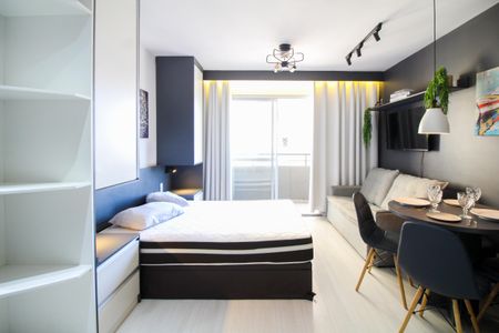 Studio para alugar com 28m², 1 quarto e sem vaga Studio para alugar com 28m², 1 quarto e sem vagaSala/Quarto