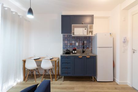 Sala - Cozinha de apartamento à venda com 1 quarto, 24m² em Vila Butantã, São Paulo
