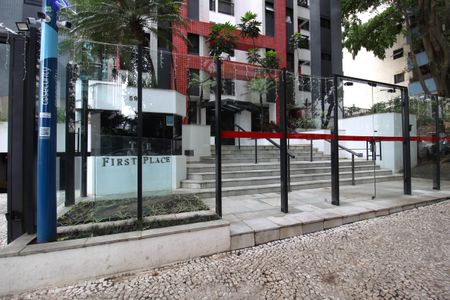 Apartamento para alugar com 34m², 1 quarto e 1 vagaFachada e Portaria