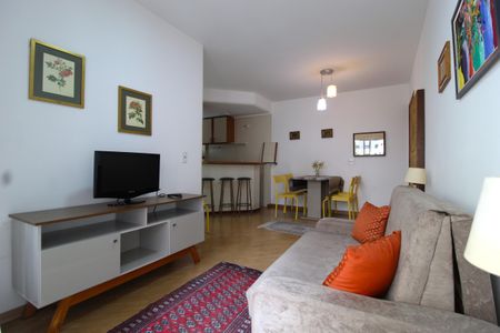 Sala de apartamento à venda com 1 quarto, 34m² em Vila Nova Conceição, São Paulo