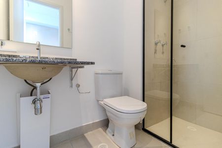 Banheiro de kitnet/studio à venda com 1 quarto, 24m² em Centro Histórico de São Paulo, São Paulo