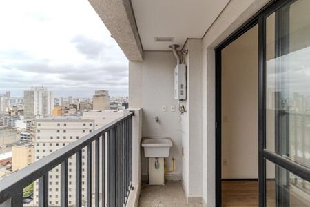 Varanda de kitnet/studio à venda com 1 quarto, 24m² em Centro Histórico de São Paulo, São Paulo