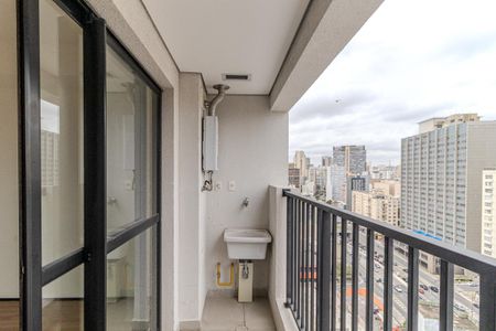 Varanda de kitnet/studio à venda com 1 quarto, 24m² em Centro Histórico de São Paulo, São Paulo