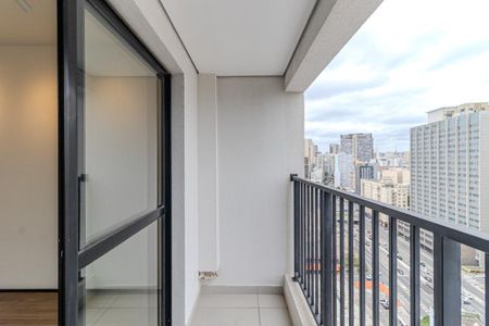 Varanda de kitnet/studio à venda com 1 quarto, 24m² em Centro Histórico de São Paulo, São Paulo