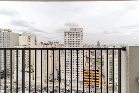 Varanda de kitnet/studio à venda com 1 quarto, 24m² em Centro Histórico de São Paulo, São Paulo