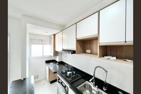 Cozinha e Área de Serviço de apartamento para alugar com 1 quarto, 30m² em Vila Pauliceia, São Paulo