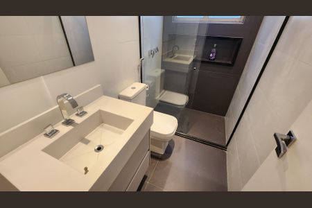 Apartamento para alugar com 101m², 3 quartos e 1 vagaBanheiro da Suíte 1