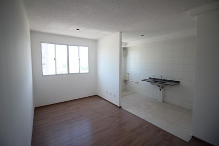 Sala de apartamento para alugar com 2 quartos, 48m² em Novo Riacho, Contagem