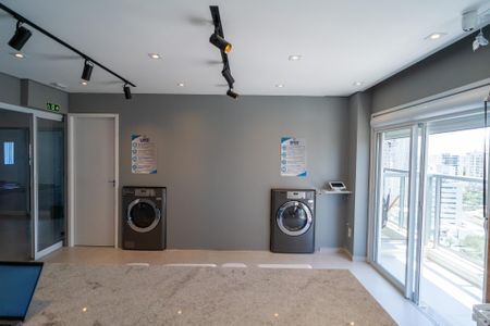 Studio para alugar com 38m², 1 quarto e 1 vagaLavanderia