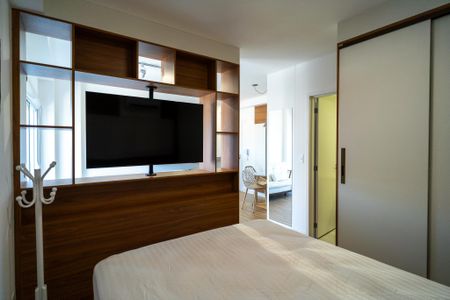 Studio para alugar com 38m², 1 quarto e 1 vagaQuarto