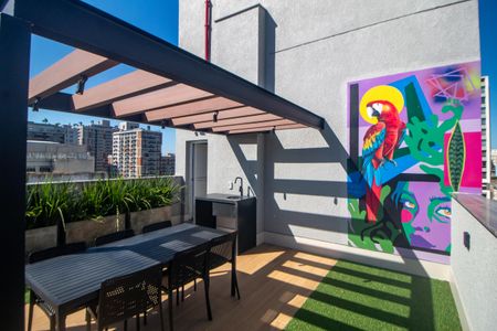 Apartamento para alugar com 34m², 1 quarto e 1 vagaÁrea comum - Churrasqueira