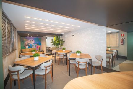 Apartamento para alugar com 34m², 1 quarto e 1 vagaÁrea comum - Salão de festas