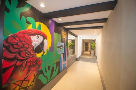 Apartamento para alugar com 34m², 1 quarto e 1 vagaHall