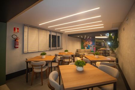 Apartamento para alugar com 34m², 1 quarto e 1 vagaÁrea comum - Salão de festas