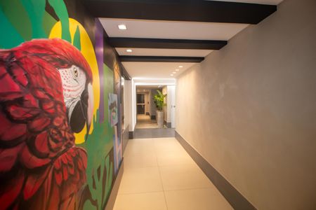 Apartamento para alugar com 34m², 1 quarto e 1 vagaHall