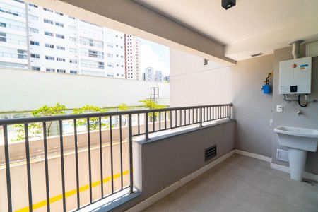 Sacada da Sala/Cozinha de apartamento para alugar com 2 quartos, 60m² em Chácara Inglesa, São Paulo