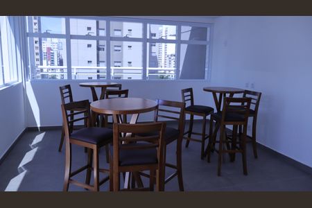 Studio para alugar com 34m², 1 quarto e 1 vagaSalão de Festas