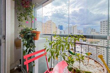 Varanda da Sala de apartamento à venda com 2 quartos, 50m² em Liberdade, São Paulo