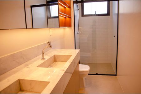 Apartamento para alugar com 128m², 3 quartos e 2 vagasBanheiro da Suíte 3