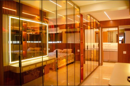 Apartamento para alugar com 128m², 3 quartos e 2 vagasCloset da suíte 3