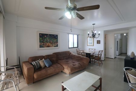 Sala de apartamento para alugar com 3 quartos, 174m² em Vila Alzira, Guarujá