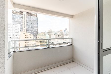 Varanda da Sala de apartamento para alugar com 2 quartos, 39m² em Centro Histórico de São Paulo, São Paulo