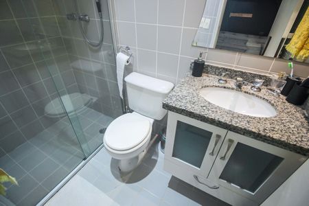 Apartamento para alugar com 57m², 2 quartos e 2 vagasBanheiro da Suíte