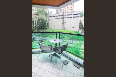 Varanda da Sala de apartamento para alugar com 1 quarto, 57m² em Morumbi, São Paulo