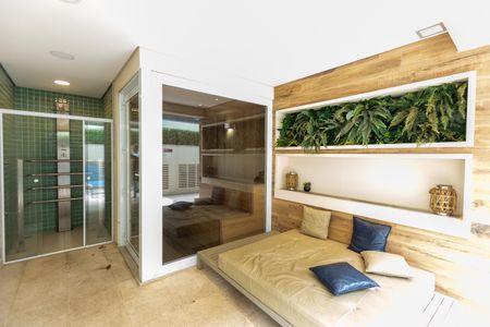 Área Social - Sauna de kitnet/studio para alugar com 1 quarto, 55m² em Conceicao, Campinas