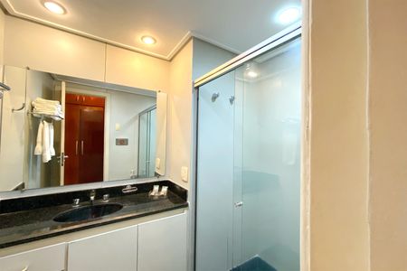 Studio para alugar com 42m², 1 quarto e sem vaga Studio para alugar com 42m², 1 quarto e sem vagaBanheiro da Suíte