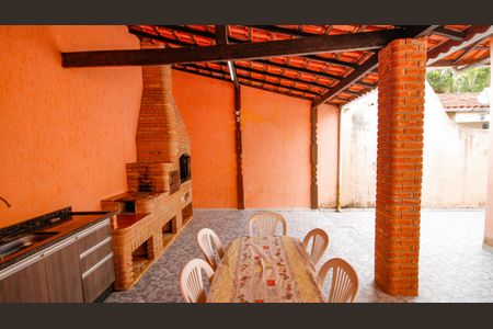 Área comum - Churrasqueira de casa para alugar com 3 quartos, 171m² em Vilamar, Praia Grande